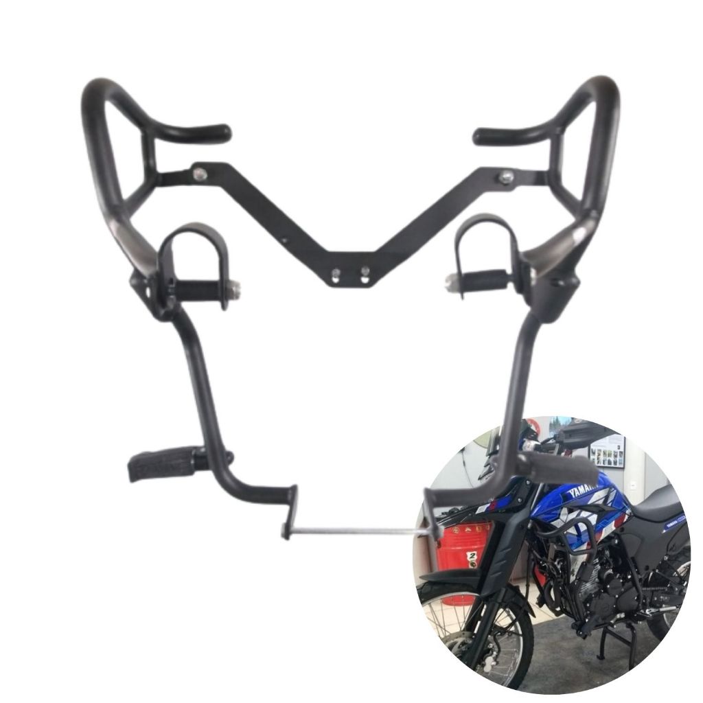 Protetor carenagens pedaleiras chapam lander250 2019 2020 2021 a 2024 em Oferta na Shopee