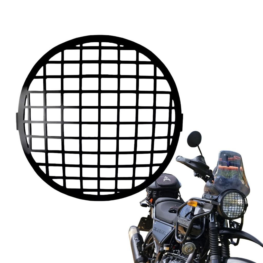 Protetor farol royal enfield himalayan 411 2018 a 2021 grade