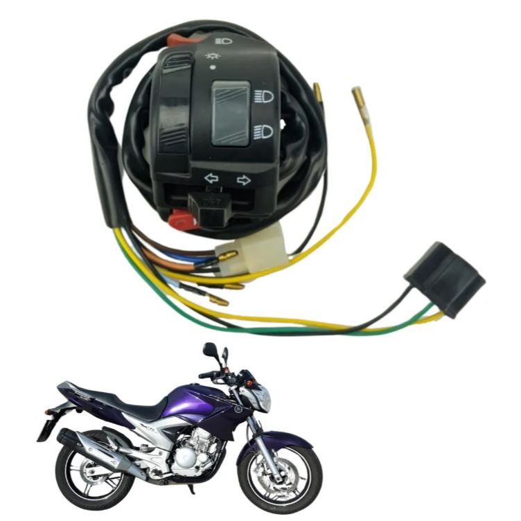 Punho Chave Luz Yamaha Fazer 250 2010 Em Diante Esquerdo
