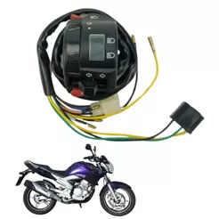 Punho Chave Luz Yamaha Fazer 250 2010 Em Diante Esquerdo