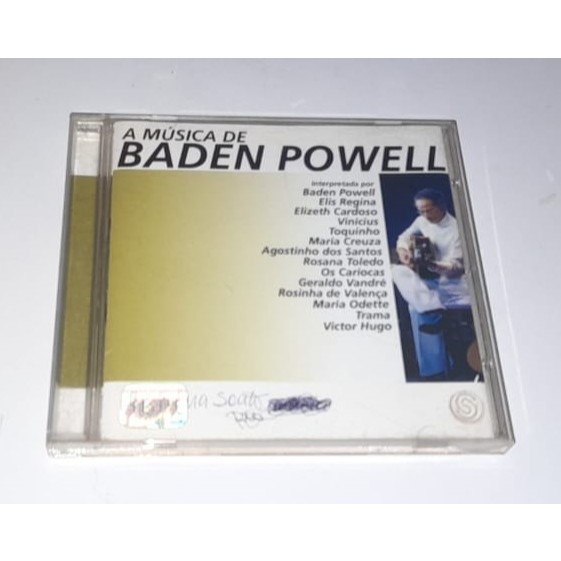 Cd - A Musica De Baden Powell - Com,Baden,Elis,Elizeth,Vinicius,Vandré,R.Valença,Etc