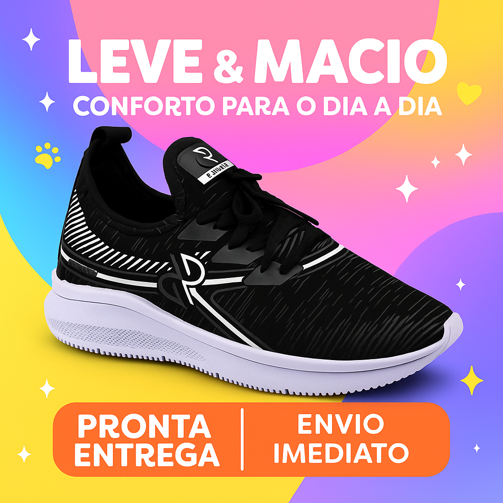 Tênis Infantil Leve Confortável e Resistente Ideal para Brincar Correr e Usar no Dia a Dia
