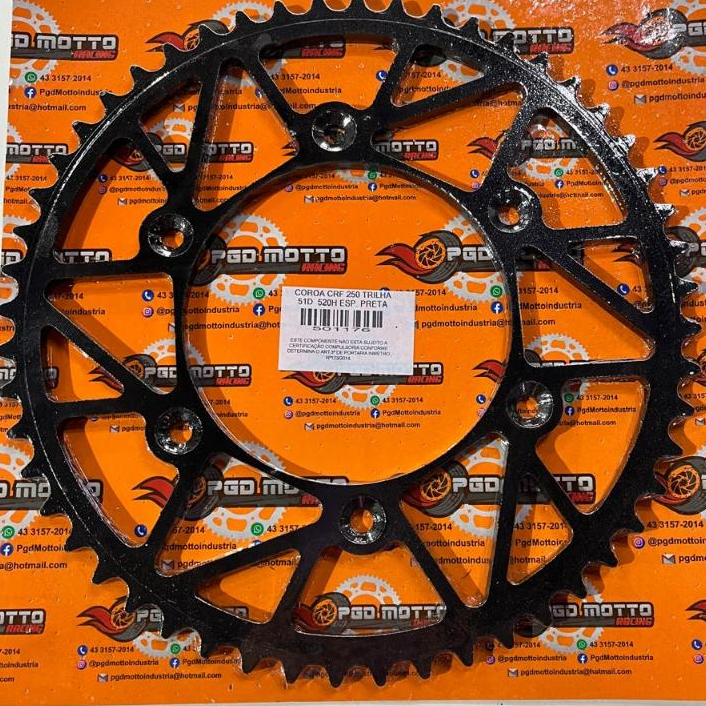 Coroa Crf 230 250f 300f Crf 250/450 R/x Beta Honda Aço