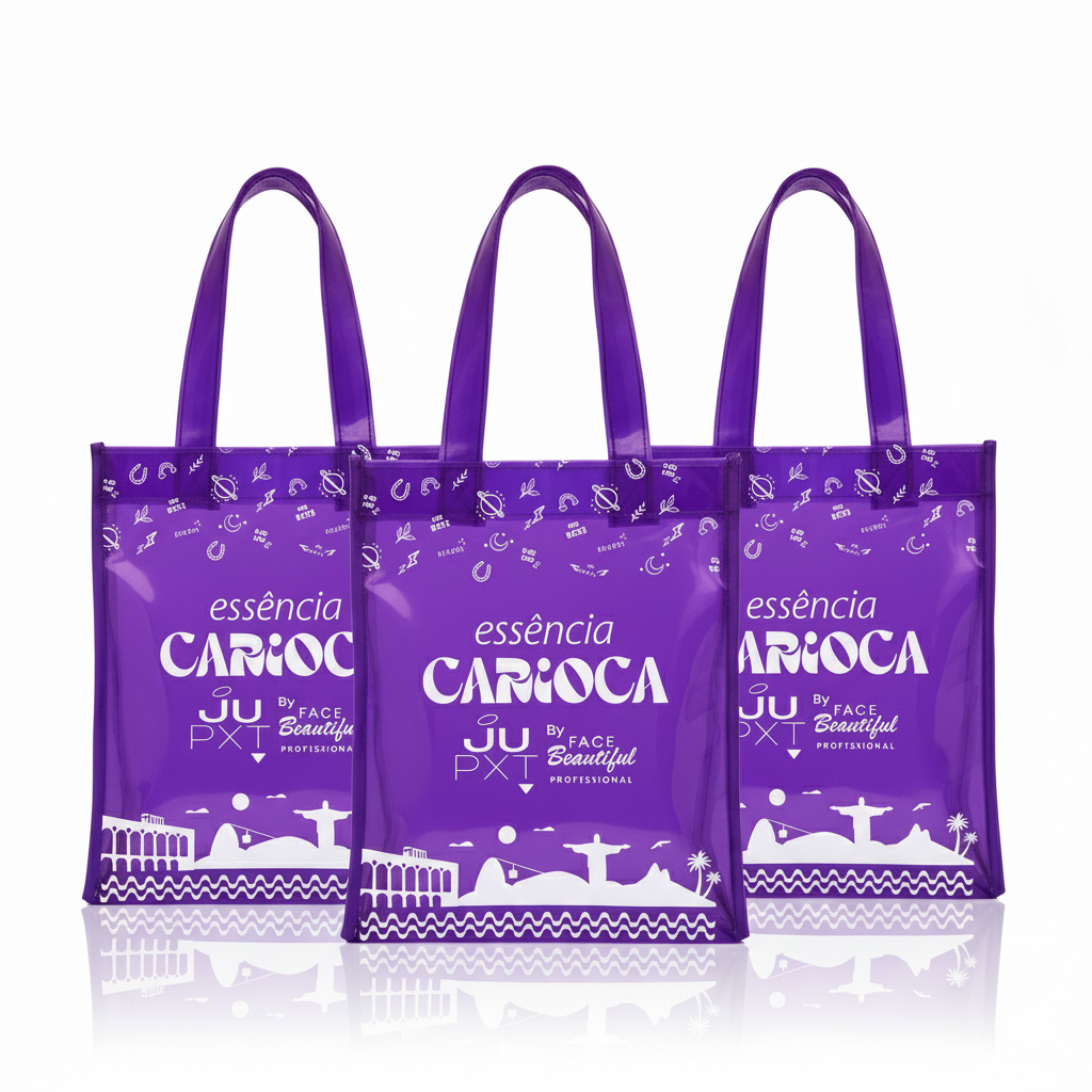 Bolsa Sacola  Roxa Essência Carioca  JUPXT by Face Beautiful em Oferta na Shopee