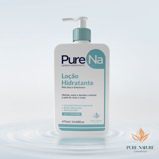 Loção Hidratante PureNa Rápida Absorção Sem Perfume Hidratação Intensa 473ml Pure Nature
