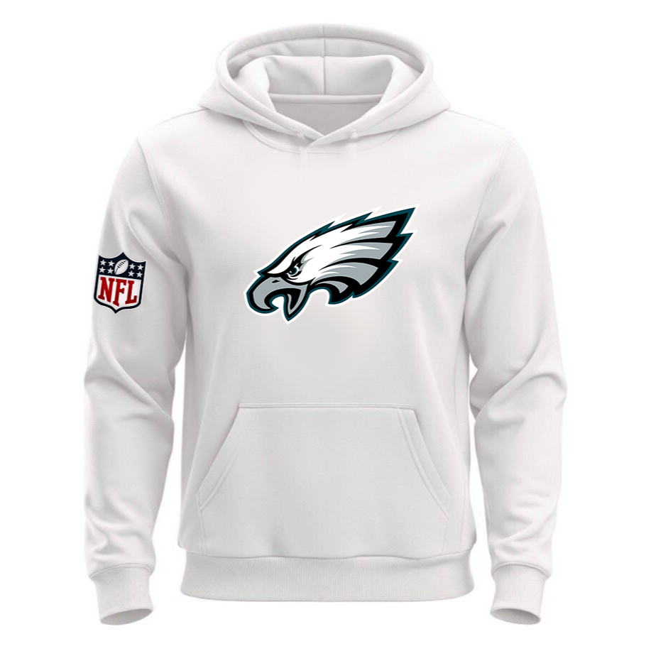 Blusa De Frio Moletom Casaco Jaqueta NFL Masculina Feminina Futebol Americano Philadelphia Eagles