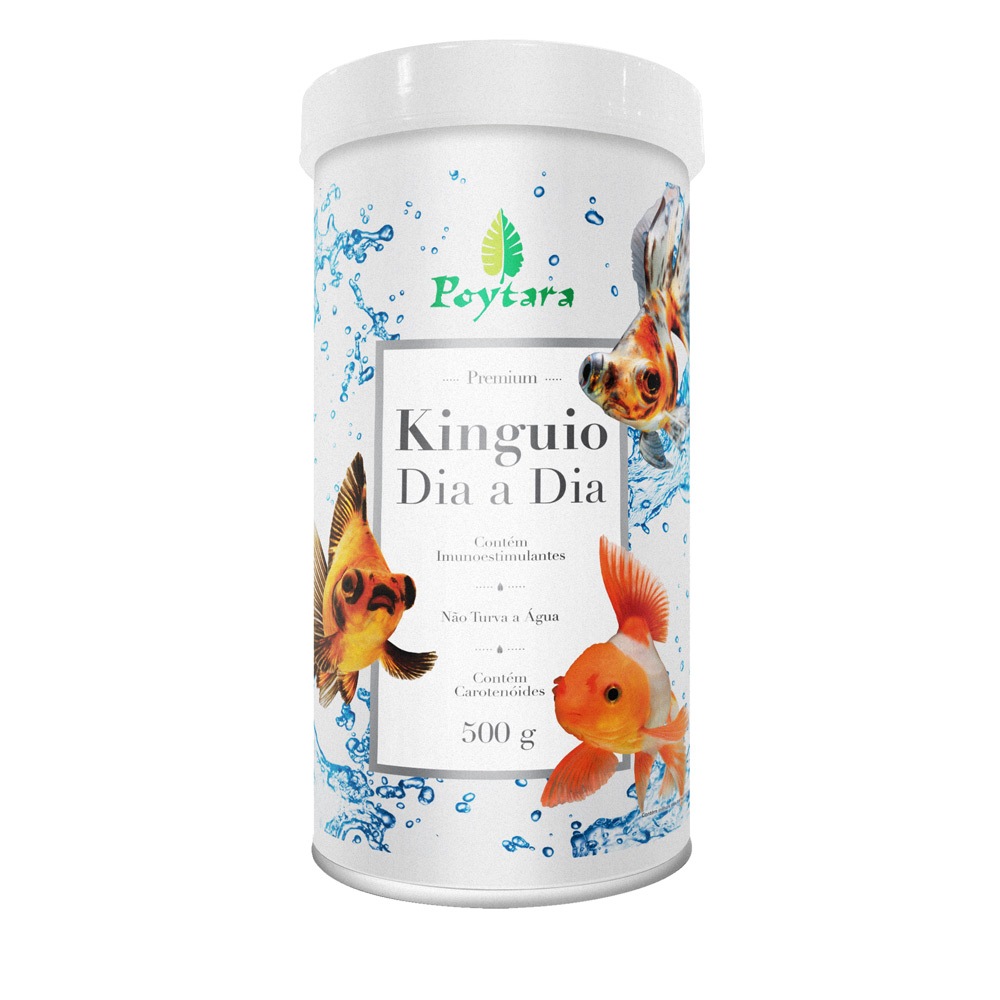 Raçao Poytara Kinguio Dia A Dia 500g Peixe Japonês em Oferta na Shopee