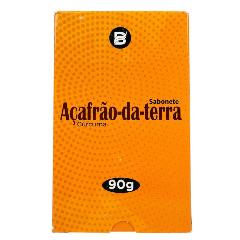 Sabonete de Açafrão-da-Terra Original Multifuncional 100% Natural 1 Un. Baruc Cosméticos