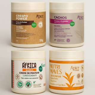 Finalizador Apse - Creme Pentear Ativador Cachos, Crespo e Africa Apice em Oferta na Shopee