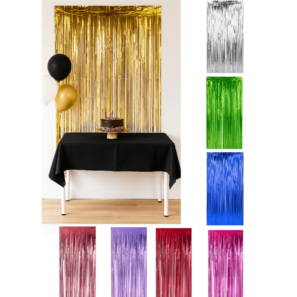 Cortina para Aniversário Metalizada: Onde Comprar | BuscaProdutos