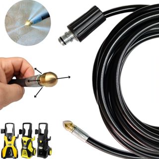 Mangueira Trama De Nylon Desentupidora 4 Jatos Para Lavadoras Karcher em Oferta na Shopee