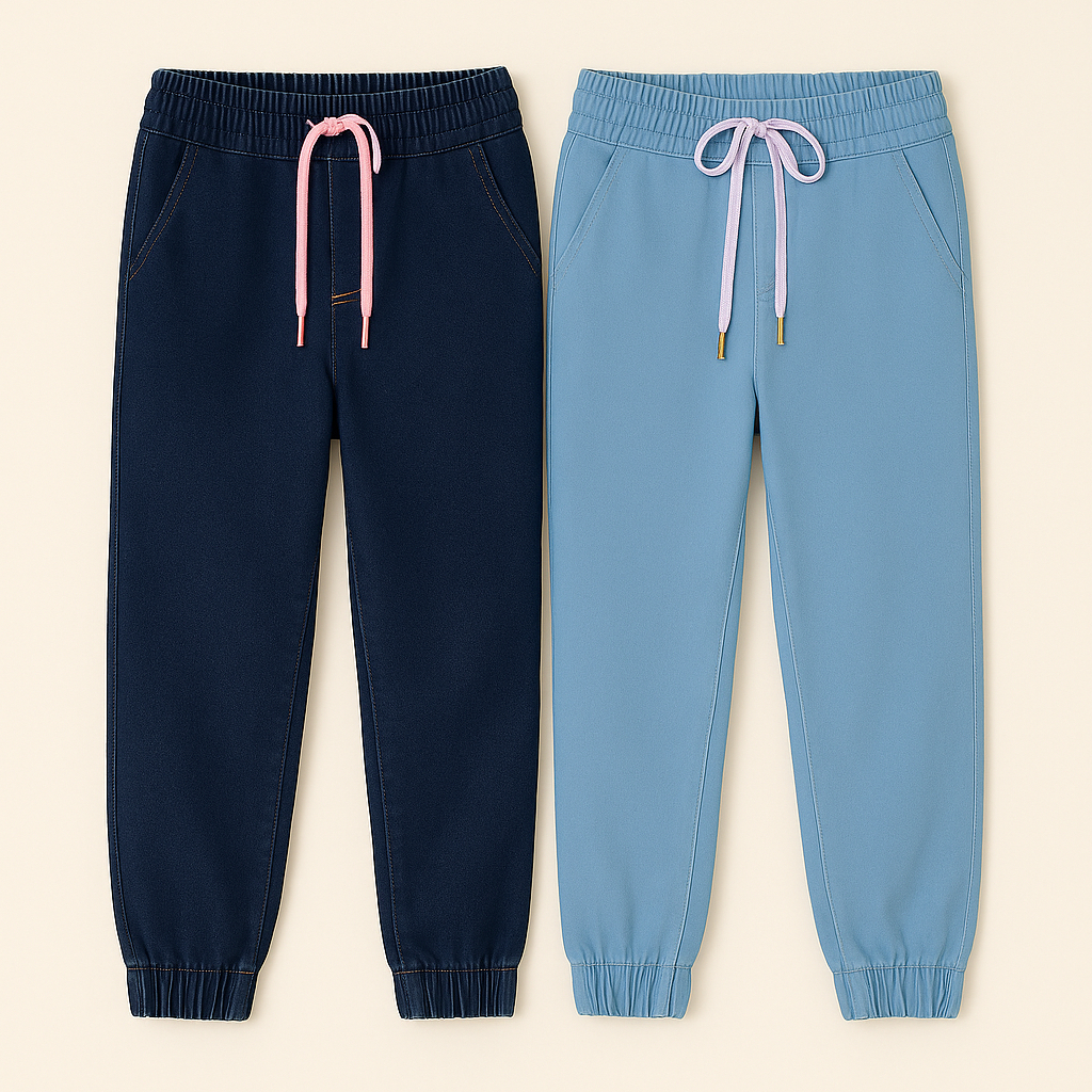 Calça Jogger Jeans Infantil Juvenil Menina 10 a 16 Anos – Promoção em Oferta na Shopee