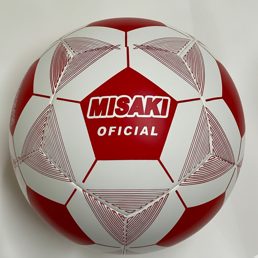 Bola de futebol FUTSAL Profissional Ultra Resistente Tamanho e Peso Oficial Salão Vermelha