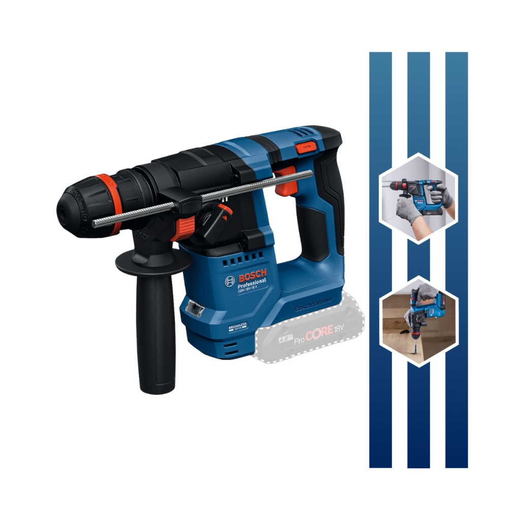 Martelete Rompedor Gbh 18v 18 X Sds Plus Brushless Bosch em Oferta na Shopee