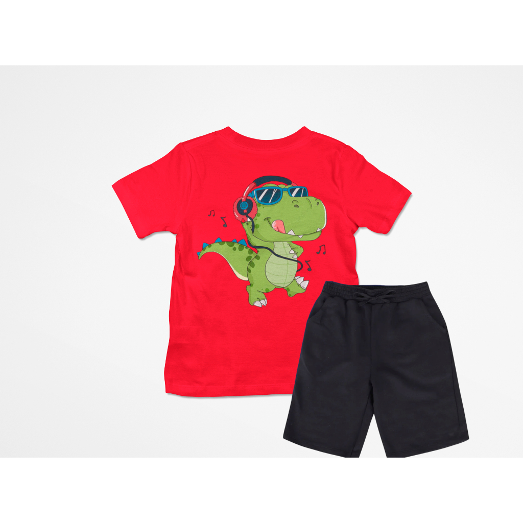 Conjunto Infantil Camiseta 100% Algodão Premium Bermuda Moletinho Leve Macia Meninos Boys Lançamento
