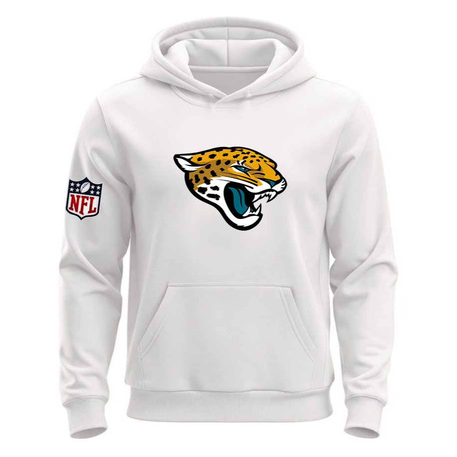 Blusa De Frio Moletom Casaco Jaqueta NFL Masculina Feminina Futebol Americano Jacksonville Jaguars
