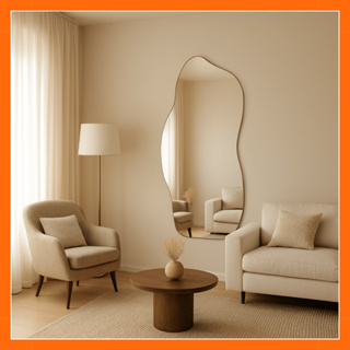 Espelho Organico FORM 120x50 Lapidado Corpo Inteiro - ENVIO IMEDIATO em Oferta na Shopee