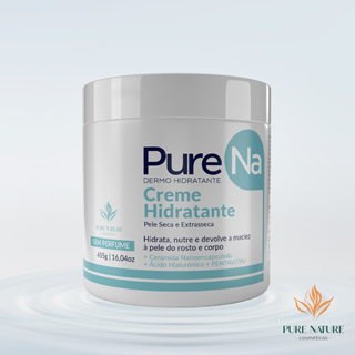 Creme Hidratante PureNa 455g Pele Seca e Extrasseca Sem Perfume Hidratação Profunda Com Hialurônico em Oferta na Shopee