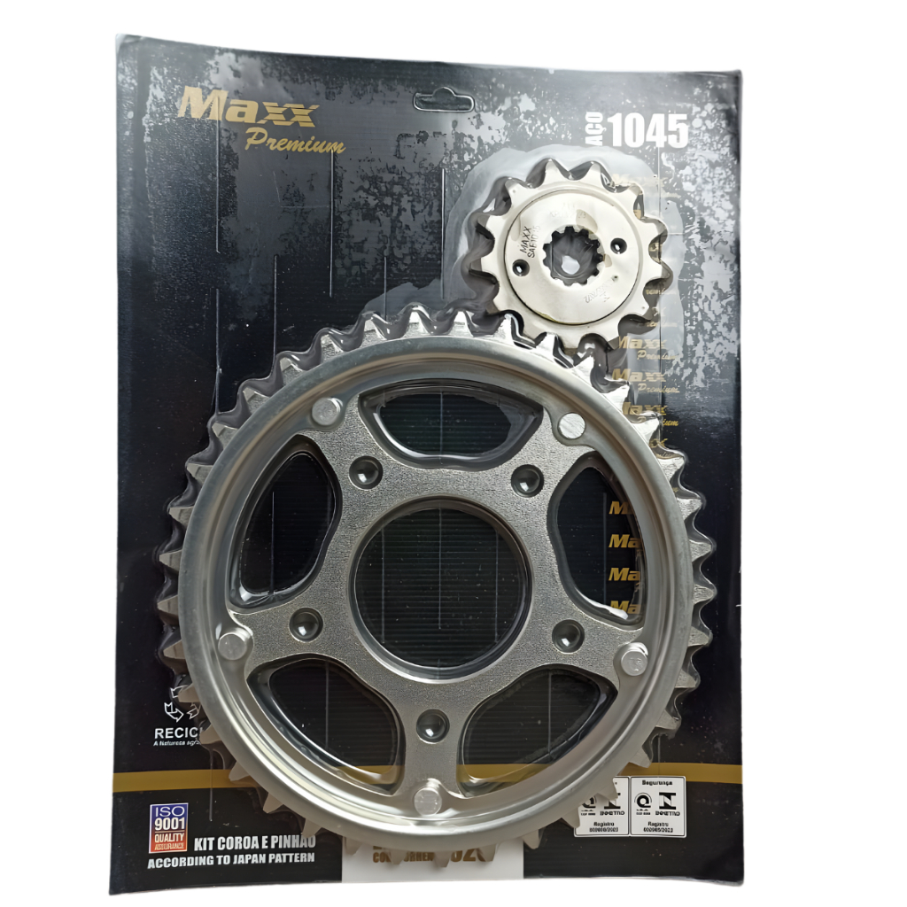 Kit Coroa Pinhão Twister 250  Cbx 250  37x13 2001 A 2008