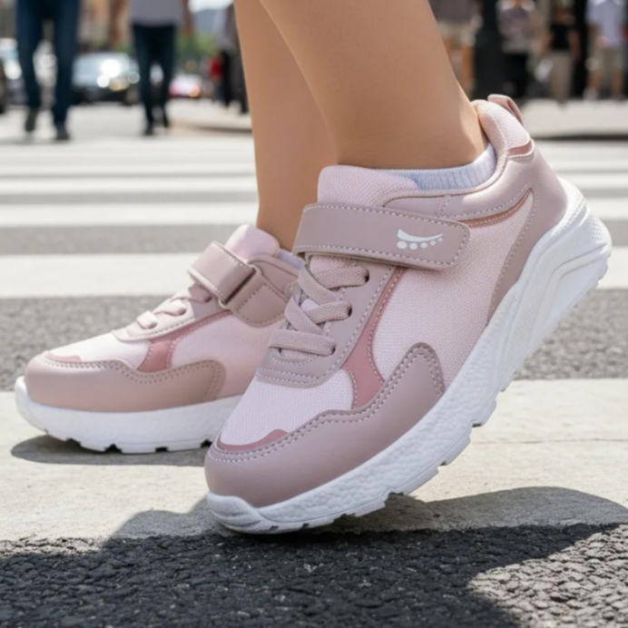 Tênis Infantil Ortopasso Menina Feminino Escolar Conforto Confortável Colorido Leve Macio em Oferta na Shopee
