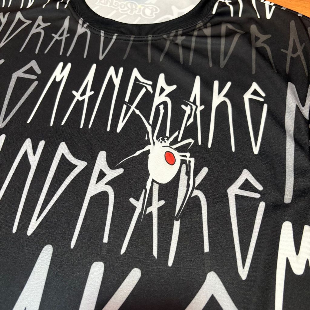 Dirocha Camiseta Mandrake Aranha Grau 244 Camisa Preta