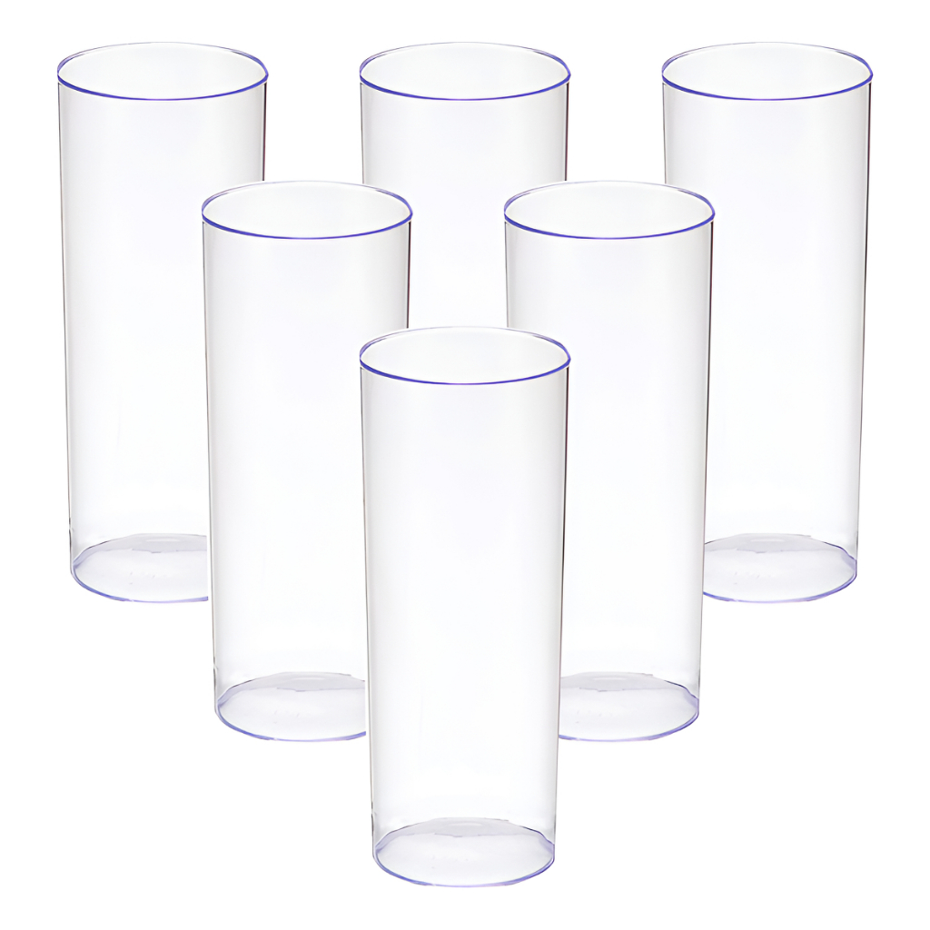 Kit 6 Unidades Para Bebidas Copo Long Drink 320 Ml