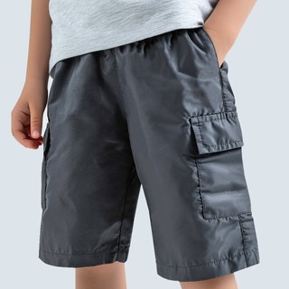 Bermuda Infantil Cargo 4 Bolsos Tactel Menino Tecido Leve