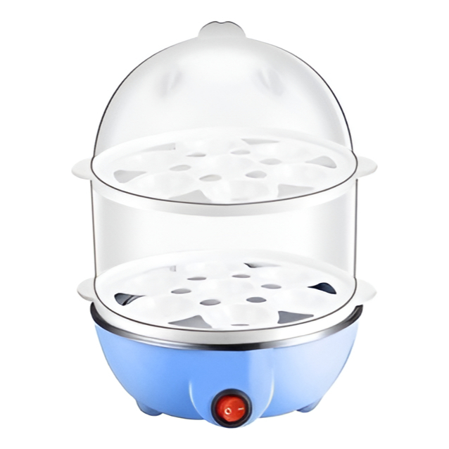 Cozedor De Ovos Egg Cooker Dupla Camada 14 Ovos em Oferta na Shopee