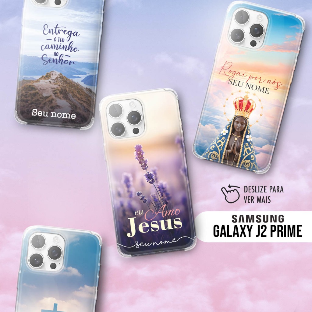 Capa Capinha Case Silicone - SAMSUNG GALAXY J2 Prime/Gran Prime - Coleção Religiosa 🙏