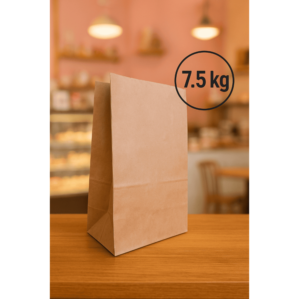 Saco Papel Kraft Delivery - LISO 34X24X12 - 7,5KG (100un)