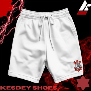 Shorts Masculina Bermuda Estilo Mauricinho Leve Slim com Bolso Lateral Estampa TIME COR