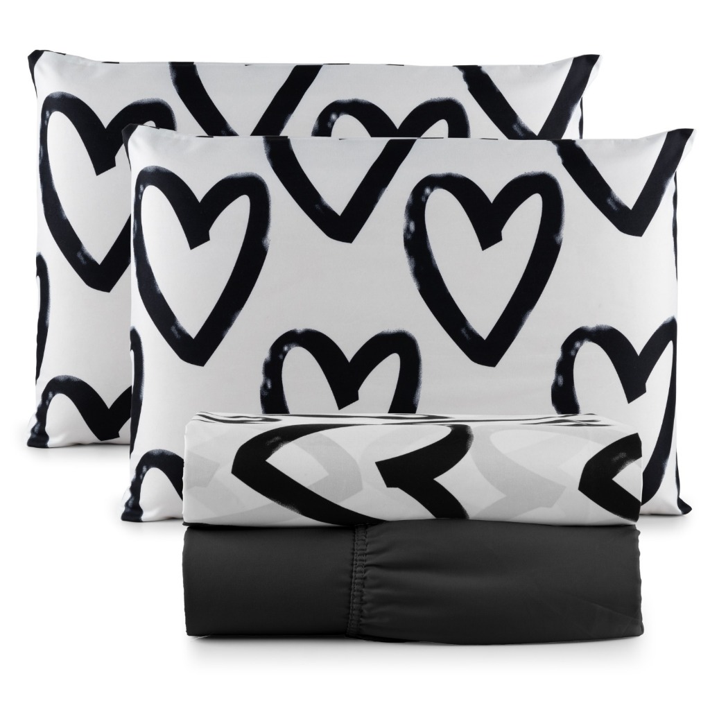 Jogo de Lençol Queen 4 Peças 200 Fios Cama Box Estampado Toque Aveludado Macio