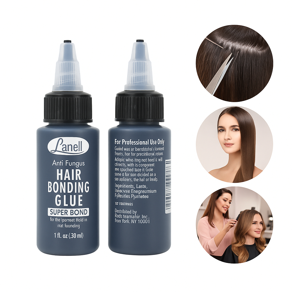 Lanell Cola Para Megahair Profissional Anti-Fungo Super Bond 30ml – Fixação Forte E Duradoura