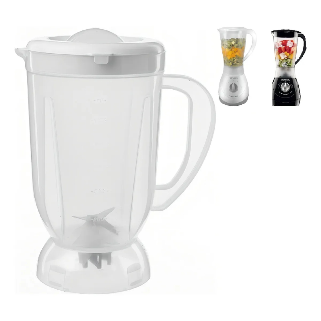 Copo de Liquidificador Mondial Line: POWER 2I / ULTRA / L1-L4 / L15 / L19 - L32 / L-34 / L38 / L77