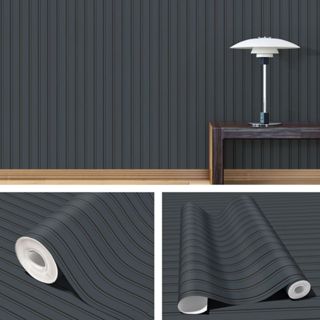 Papel De Parede Adesivo Ripas De Madeira Cinza Ripado Autocolante Vinílico Lavável Para Sala Quarto em Oferta na Shopee