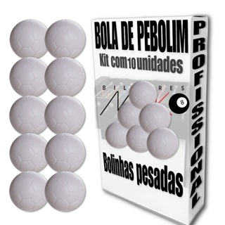Bola Bolinha Pesadas Pebolim Totó Fla Flu Pacau Kit Repor Profissional em Oferta na Shopee