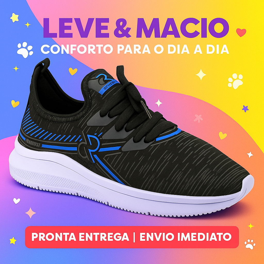 Tênis Infantil Esportivo Super Leve Confortável e Seguro Ideal para o Dia a Dia das Crianças em Oferta na Shopee