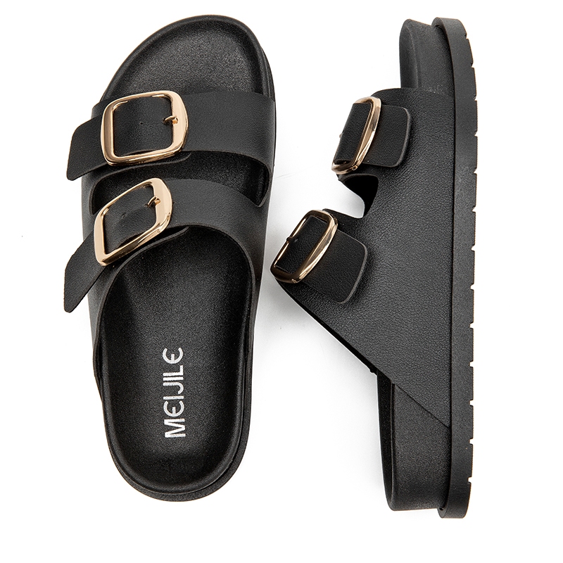 Antiderrapante Chinelo Feminino Papete Birken Fivela de sapato ajustável MEIJILE Moda Original em Oferta na Shopee