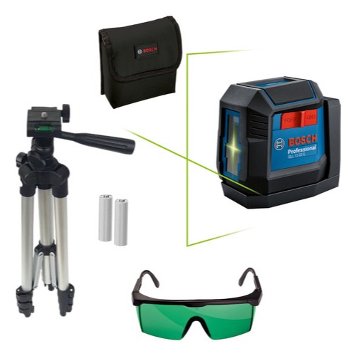 Kit Nível Laser Verde Bosch GLL 12-22 G + Tripé 102cm + Óculos em Oferta na Shopee