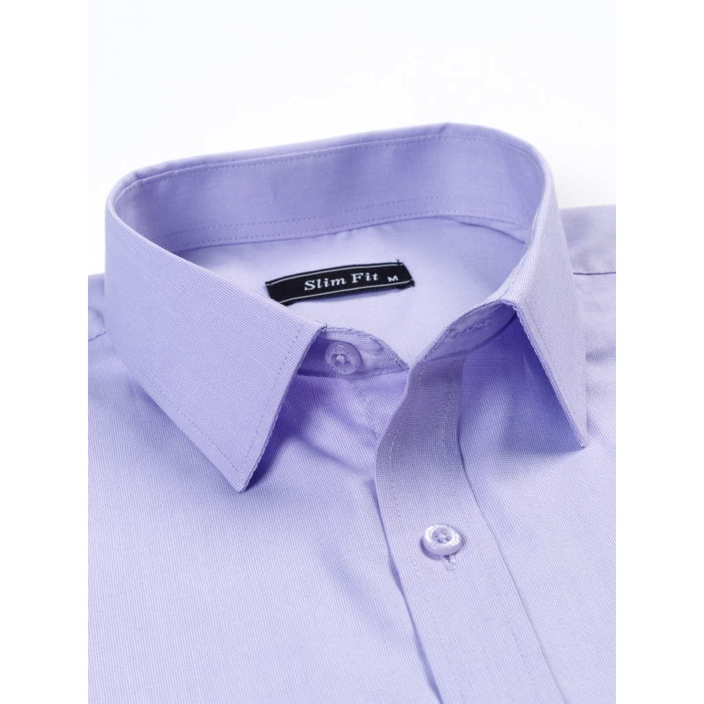 Camisa Social Masculina Slim Fit Manga Longa Mitong  Sem Elastano Elegante e Antirrugas 40%Algodão + 60%Poliéster