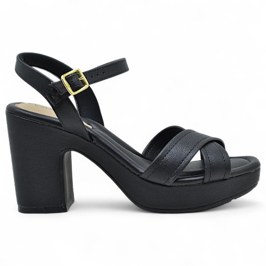 Sandalia Ortopedica Modare Feminina Plataforma Esporao Macia Salto Alto Original