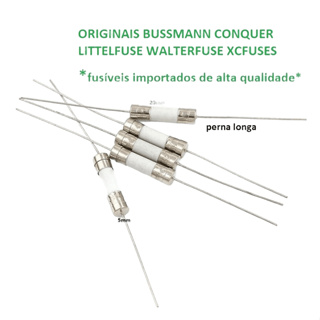 2 x fusível cerâmico axial para solda T 3,15ah 250v Conquer Fuse Original T3,15ah T 3.15ah 5mm x 20mm em Oferta na Shopee