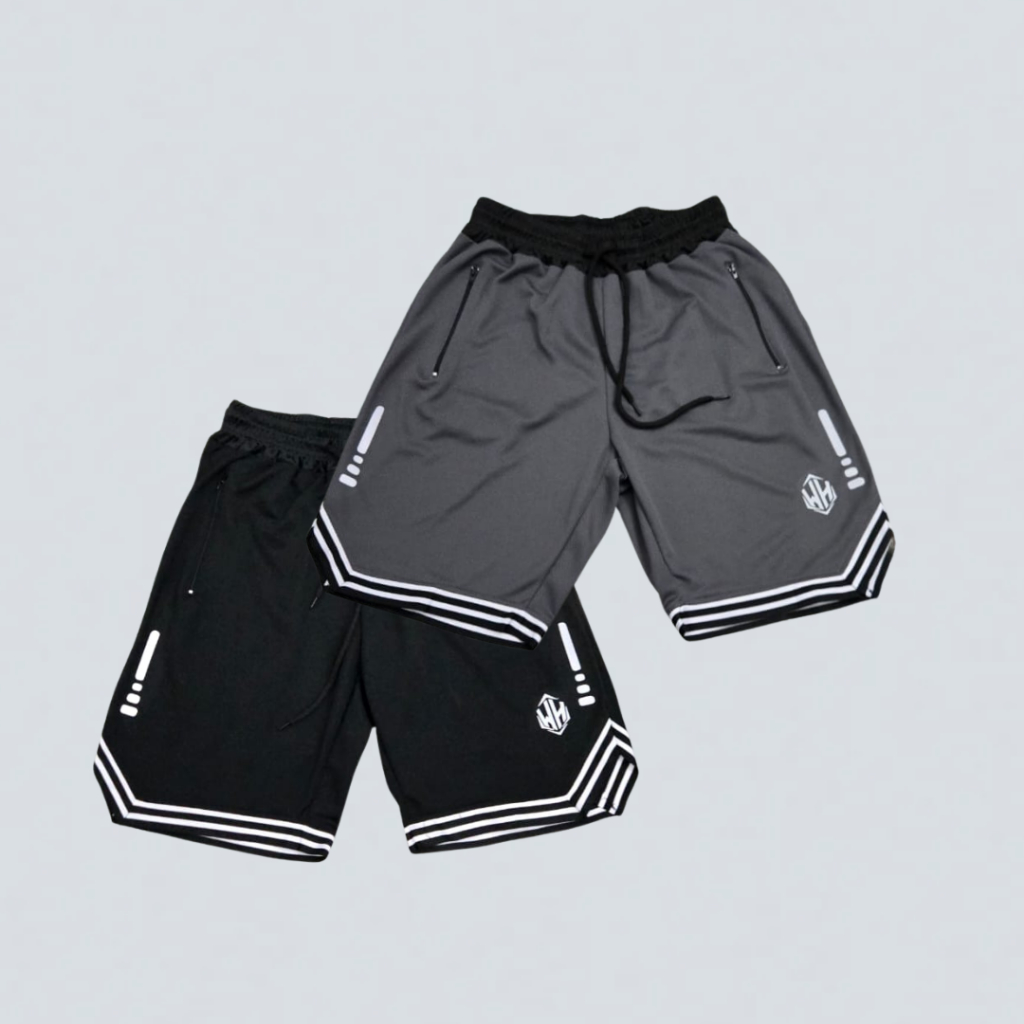 Kit 2 Bermudas Dry Fit Masculino BASQUETE WOLVES HILL Esportiva Casual E Lazer