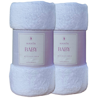 2 Cobertor Mantinha Manta Branca Infantil Bebe/Pet/Batizado/Batismo/Bebê/Menor Preço/Menino/Menina em Oferta na Shopee