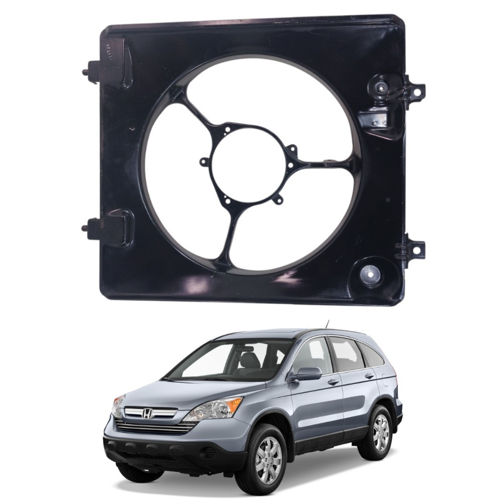 Defletor Condesador Direito Sem Tampa Honda Crv 2007 A 2011
