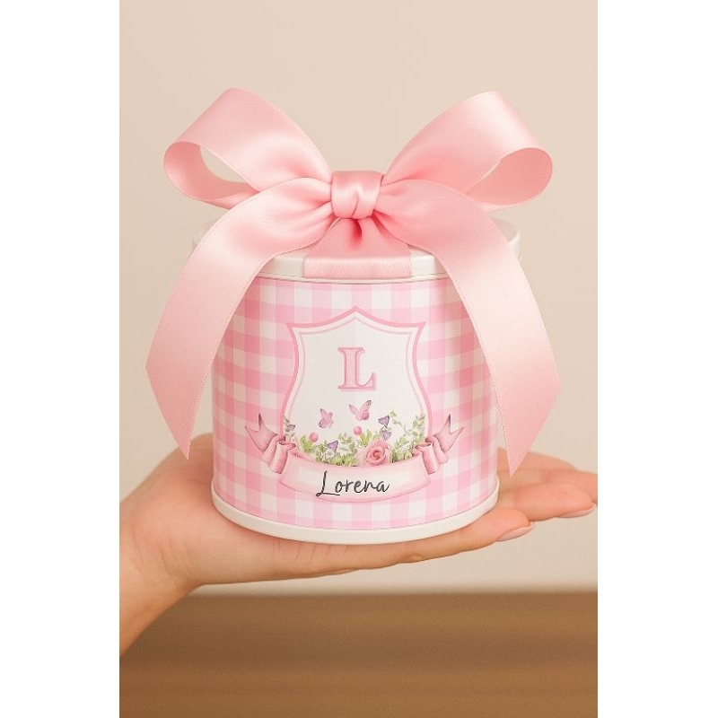Tubolata Personalizada 5x6 cm • Lembrancinha Festa Infantil• tema Jardim • Aniversário • Chá de Bebê