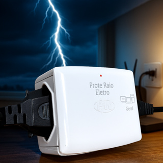Protetor Contra Raios Descargas Picos de energia para Eletrodomésticos ORIGINAL em Oferta na Shopee