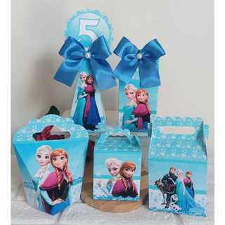 Kit Festas Frozen - Personalizada com nome - Aniversário (PEGUE E MONTE) Lembrancinha