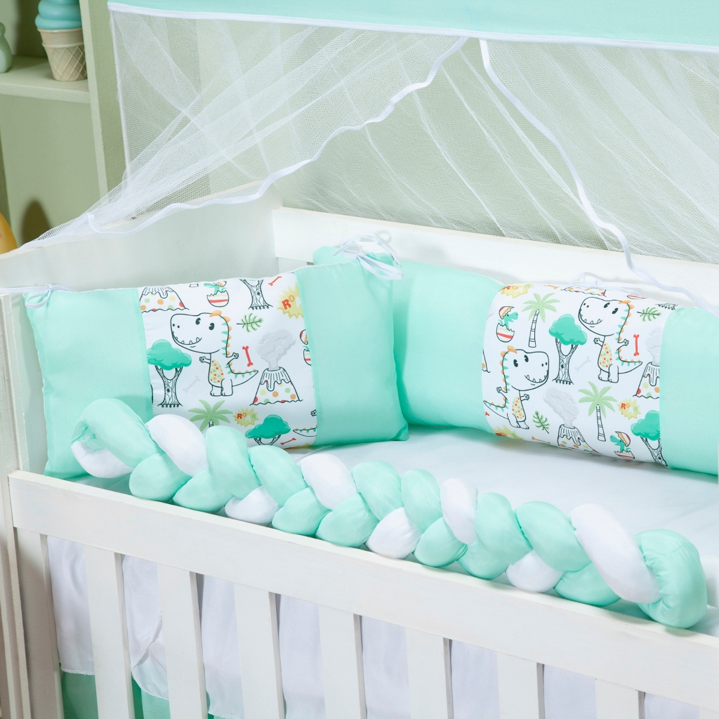 Kit Mini Berço Menino 6 Peças Coleção Sublime Clássico Envio Imadiato em Oferta na Shopee