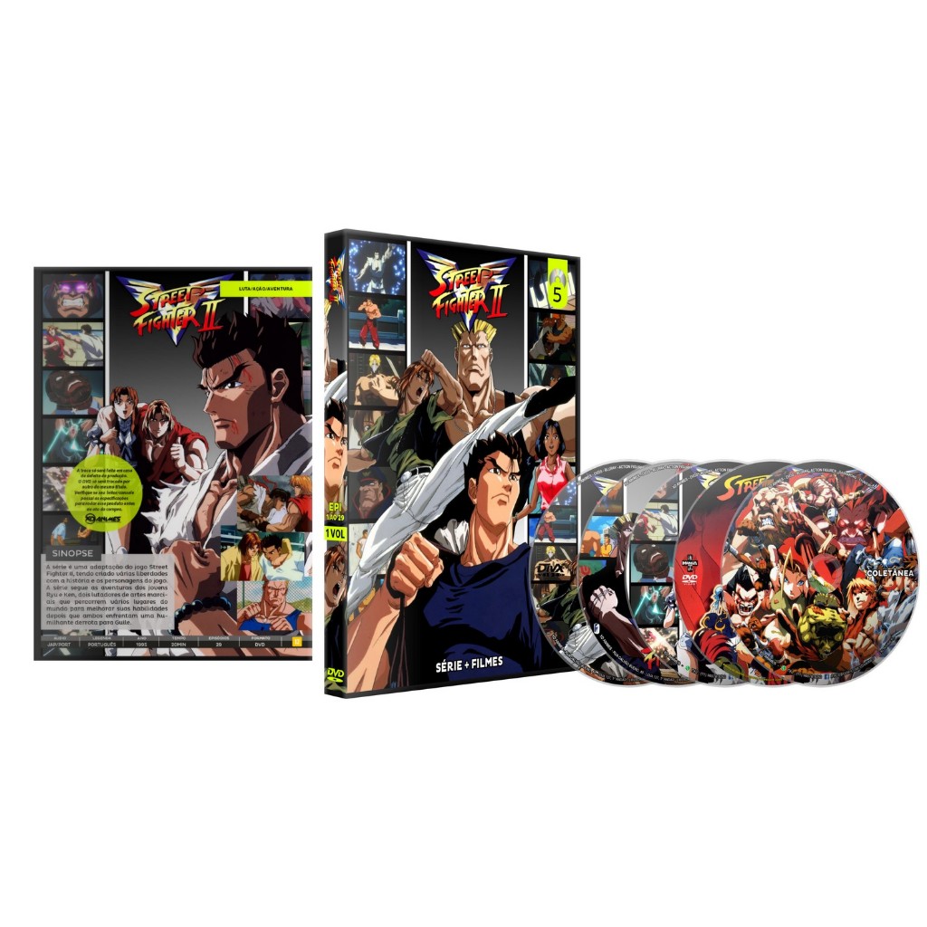 Dvd Street Fighter 2 Victory (1995) + Todos os Filmes Dublado dual Áudio HD